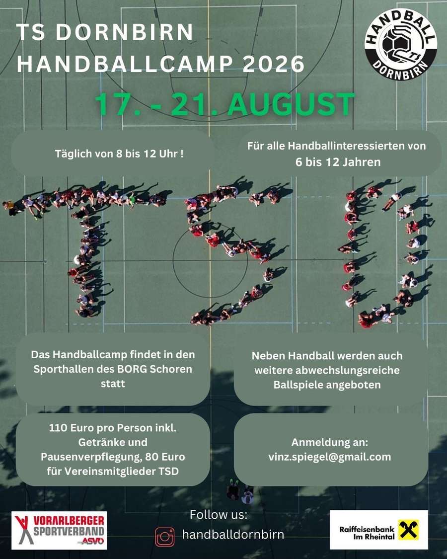 TSD Handballcamp 2026!