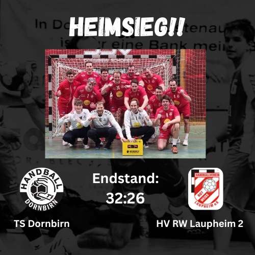 Herren gewinnen letztes Heimspiel gegen Laupheim!