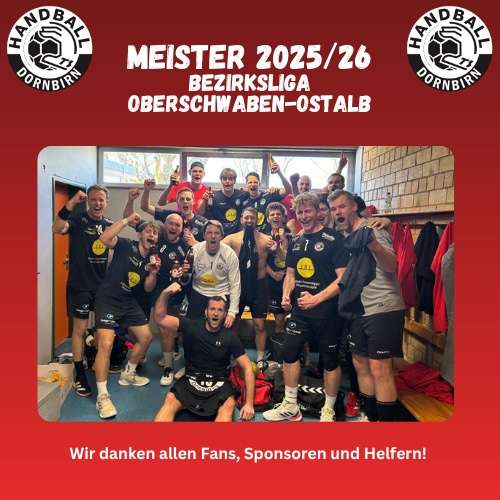 Herren sind Meister in der Bezirksliga 2025/26