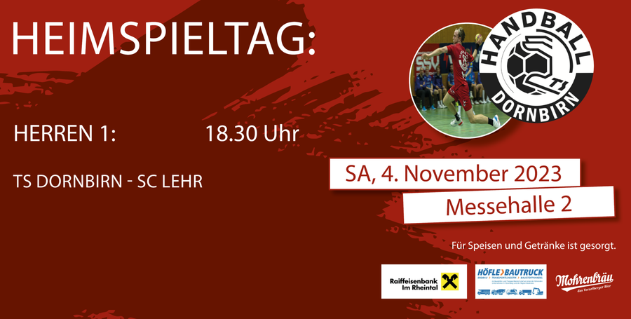 Heimspiel der Herren gegen den SC Lehr