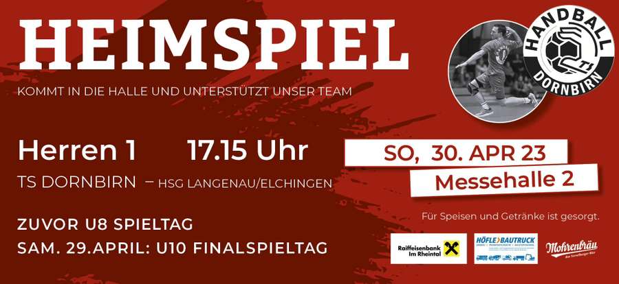 Heimspiele am 29.4 und 30.4