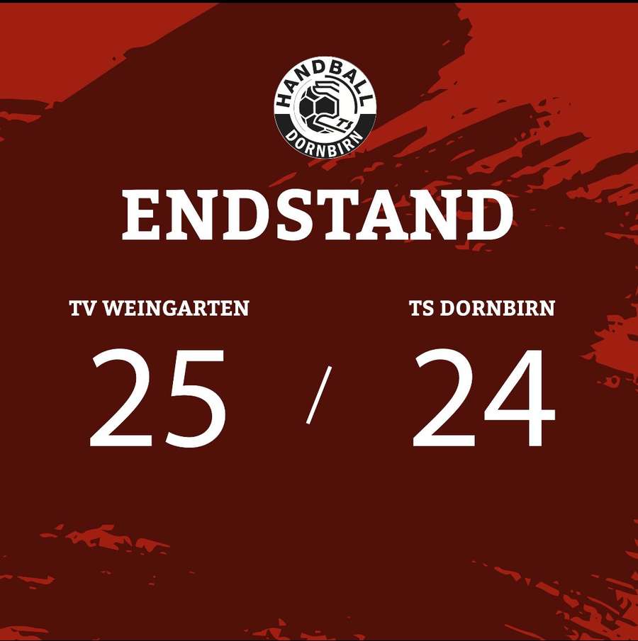 Knappe Auswärtsniederlage in Weingarten!
