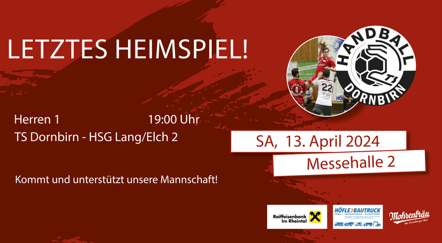 Letztes Heimspiel der Saison!