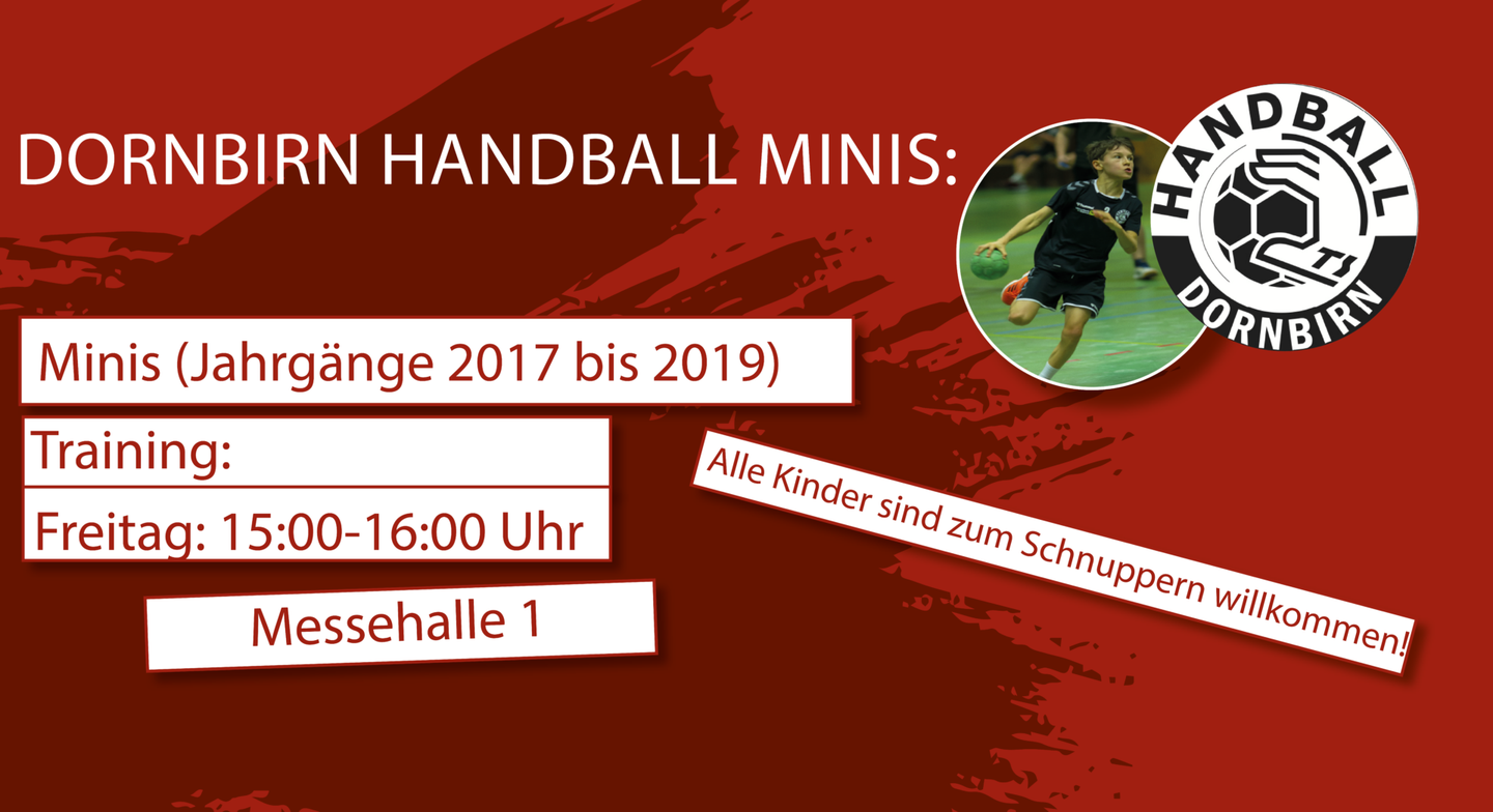 Neu!!! Handball Minis in Dornbirn